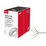Dahua PFM920I-6UN-C kaabel 305m CAT6 U-UTP, 0.53mm juhtme, 10.5kg, PVC v&auml;line kate, CE CPR Eca
