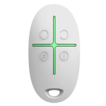 Ajax juhtmevaba turvas&uuml;steemi pult SpaceControl 38166 4 nuppu Panic Jeweller 1300m Valge