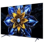 Tcl teler 55T8C 55" 4K Ultra HD, QLED, 3840 x 2160, 350 cd/m&sup2;, 6.5 ms, DVB-C, DVB-S2, DVB-T2, Wi-Fi, Ethernet LAN, Bluetooth