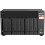 Qnap salvestustorn TS-873A-8G, AMD Ryzen V1500B 2.2 GHz, 8 GB m&auml;lu, 8 x 3.5-tolline SATA, 2 x 2.5GbE RJ45, 1 x USB-C, 3 x USB 3.2