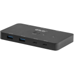 Club3D KVM l&uuml;liti CSV-2512, 1 HDMI, 3 USB-C, 3 USB 3.2, must