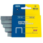 Mega Klambrid T53 5552068 6mm, 11.3mm, 1000 tk, klammerdusp&uuml;stolite jaoks