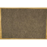 Besk Uksevaip 9048955, 40x60cm, kangas, beež, ristk&uuml;lik, PVC alus, niiskuskindel