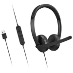 Lenovo Headset | USB-A Stereo Gen 2 | Built-in microphone | Wired | Black