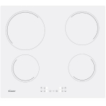 Candy | Hob | CH64CCW | Vitroceramic | Number of burners/cooking zones 4 | Touch | White