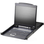 Aten 8-Port PS/2-USB VGA 19" LCD KVM l&uuml;liti CL1308N-ATA-AG, 1280x1024@75Hz, 8 arvutit, 2 taseme parool