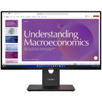 Lenovo ThinkVision T24D-40 64B9GAT1EU, 23.8", IPS, 1920 x 1080, 120 Hz, 4 ms, 250 cd/m&sup2;, 1x HDMI, VESA 100x100, USB-C, must