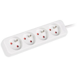 Lanberg pikendus PS0-04E-0150-W, 1.5 m, 4 x CEE 7/5, 2500 W, 10 A