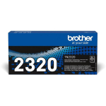 Brother TN-2320 toonerikassett TN2320, 2600 lehte, originaal, must