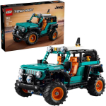 Lego TECHNIC Jeep Wrangler Rubicon SUV 42227, 723 t&uuml;kki, 15cm, 26cm, 14cm, interaktiivsed 3D juhised, kummist part
