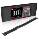 Thermaltake Pikenduskaabel AC-051-CO1OTN-C1, 1000mm, PCI-E x16, must, PCI Express X16 Male kuni PCI Express X16 Female