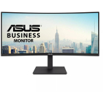 Asus VA34VCPSR monitor, 34", 3440 x 1440, 100 Hz, 1500R, USB-C, HDMI, DisplayPort, RJ45, 9.3 kg, must