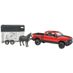 Bruder Veok BR-02501, 1:16, punane, plastmass, 3 aastat, haagis, hobuse kuju