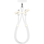 Sbox LANYARD WHITE USB kaabel TYPE-C LANYARD WHITE, 1.5m, 60W, PD tugi, USB 2.0