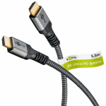 Goobay Ultra High Speed HDMI kaabel 65263, 5 m, 8K UHD tugi, 4K120Hz tugi