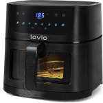 Lovio &Otilde;hufrit&uuml;&uuml;r LVAF002BK, 1500W, 6L, 8 programmi, WiFi, Tuya rakendus, kuumuskindel k&auml;epide