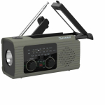 Hawk Kaasaskantav raadio HWRDI410GN, FM/AM, 5W, USB-C laadimine, taskulamp, SOS funktsioon