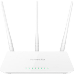 Tenda F3 traadita ruuter, 300 Mbit/s, 2.4 GHz, 3x5 dBi antennid, 4xLAN, WPA2, WPS, DMZ, VPN