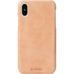 Krusell Sunne Cover Apple iPhone XS Max 61534, tagakaas, helepruun, nahkimitatsioon, juhtmevaba laadimine