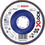 Bosch X551 klapikettaketas, 125 mm, 22.23 mm, Z40, 80 m/s, 12250 p/min, terasele ja roostevabale terasele