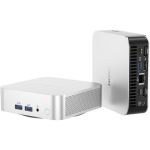 GEEKOM A7 Mini arvuti, AMD Ryzen 5 7535HS, 16GB DDR5, 512GB NVMe SSD, Win 11 Pro, Wi-Fi 6E, BT 5.2, 2xHDMI 2.0, USB4, 2.5GbE