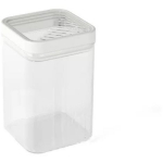 Sausās pārtikas uzglabā&scaron;anas trauks 1,2L Kara caurspīdīgs/balts