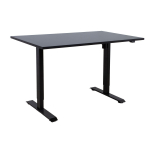 Rakstāmgalds ERGO ar 1 motoru 140x80cm, melns/melns K186863 Allit