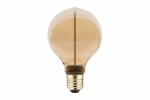 LED spuldze FILAMENT, SLIM, G95, E27, 2,0W, 100lm, 1800K, AC220-240V, 320&deg;