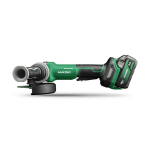 Bezvadu diska slīpma&scaron;īna, HIKOKI, G1813DFWQZ, 18 V, 125 mm, bezsuku motors, 750 W, automātiskā ātruma regulācija