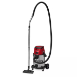 Bezvadu mitrā/sausā putekļu sūcējs, EINHELL, 2347170, 25 L nerūsējo&scaron;ā tērauda tvertne, 150 mbar sūk&scaron;anas jauda, 2 ātrumi, 2,5 m &scaron;ļūtene