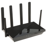 Cudy P5 | AX3000 Dual-SIM 5G SA/NSA Wi-Fi 6 Ruuter 4&times; Gigabit Pordiga (2402 Mbps + 574 Mbps) &mdash; Laua Versioon, Must Korpus