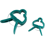 Clips for fastening plants, 20 pcs (8 pcs - &Oslash;11 mm, 12 pcs - &Oslash;8 mm) BIOOGROD 721001