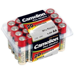 Leelispatareid 1.5V pingega ja AA/LR6 formaadiga LR6-BP20 Plus Alkaline 20 tk 11102006 Camelion