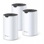 TP-Link Deco S4 (3-pack) traadita ruuterite komplekt Mesh Wi-Fi 5 kuni 1167 Mbps 3&times; &uuml;hikut 2&times; WAN/LAN pordid 2&times; antenni iga&uuml;hel Valge