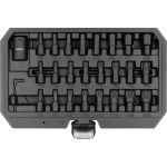 Yato l&ouml;&ouml;gimutrite komplekt YT-10657, 25tk, 1/2" (12.7mm), CrMo, S2, kuusnurkne, Torx, Spline otsikud