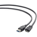 Gembird USB3 AM-MICRO BM kaabel CCP-MUSB3-AMBM-10, 3 m, SuperSpeed kuni 600 MBps, tagurpidi &uuml;hilduv USB 2.0-ga