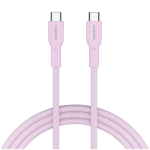 CANYON OnWire 60CL USB-C kaabel laadimiseks ja andmeedastuseks 60W PD punutud 1m CND-CCAP60AB10PK roosa