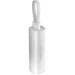 Vention Power Bank FHWM0 5000mAh, 20W, 3-in-1 laadimiskaabel, kompaktne, sisseehitatud rihm