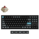 Keychron Klaviatuur Q3U-M1 80% TKL, 2.4 GHz, Bluetooth 5.3, RGB LED, 660 h aku t&ouml;&ouml;aeg, PBT klahvid