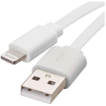 Emos Laadimis- ja andmekabel SM7013W, 1m, valge, 12W, 2.4A, 480Mbit/s, A-i16P pistikud