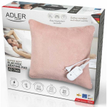 Adler Super Soft Electric Heating Pad | AD 7444 | Number of heating levels 2 | Number of persons 1 | Washable | Remote control | 80 W | Pink