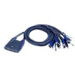 Aten 4-Port USB VGA/Audio KVM Switch CS64US-AT, 4 x KVM / audio / USB, 2 x 0.9 m; 2 x 1.2 m, tarkvara uuendatav