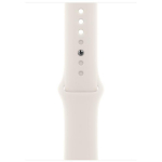 Apple 46mm Starlight Sport Band - S/M MXM63ZM/A, Starlight, S/M (140-190 mm), Fluoroelastomeer, Nutikaela rihm