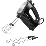 Bosch K&auml;si mikser MFQ2420B, 400 W, 4 kiirus, Turbo režiim, must, roostevabast terasest tarvikud