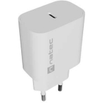 Natec Laadija NUC-2394, 20W, 100-240V, 50/60Hz, 1xUSB-C, 1xUSB-A, kiire laadimine, universaalne