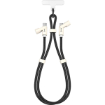 Sbox LANYARD BLACK USB kaabel TYPE-C LANYARD BLACK, 1.5m, 60W, PD tugi, 3A, 480Mbit/s