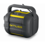 Muse T&ouml;&ouml;raadio M-968 BTY, 40 W, Veekindel, Bluetooth, Traadita, Kaasaskantav, NFC, Must/Kollane