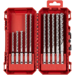 Milwaukee 4932500062 SDS-Plus MX4 betoonipuuride komplekt, 4 soontega, 5&ndash;12 mm, 10 tk.