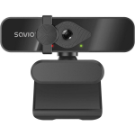 Savio CAK-06 veebikaamera, 4K Ultra HD, 3840x2160, 30 kaadrit/s, USB, must