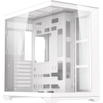 DarkFlash C280 WHT NoF arvutikorpus, valge, midi torn, E-ATX/ATX/M-ATX/ITX, 420mm GPU, 155mm CPU jahutus, 10 ventilaatorit